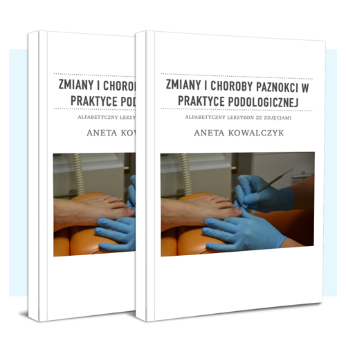 2 Książki "Zmiany i choroby paznokci w praktyce podologicznej" - kod produktu 1041